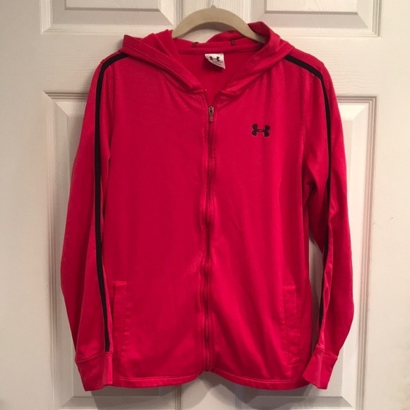 Under Armor brand size M zip front hooded jacket - Picture 1 of 6